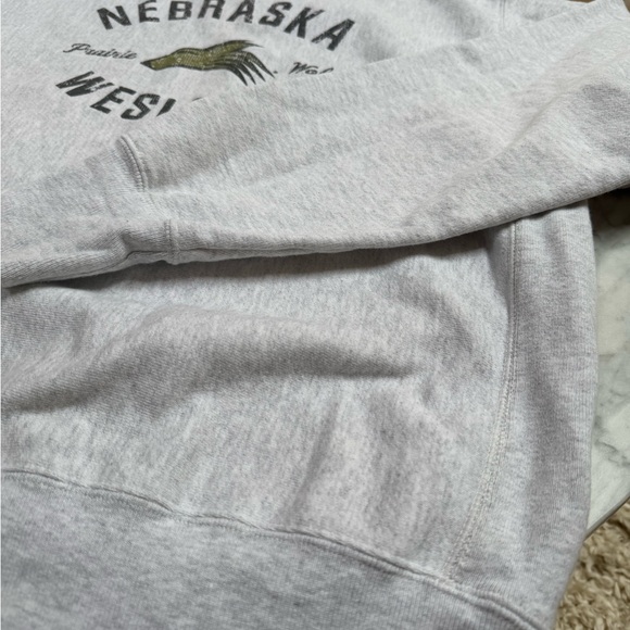 Champion Gray Nebraska Wesleyan Crewneck - Picture 4 of 4